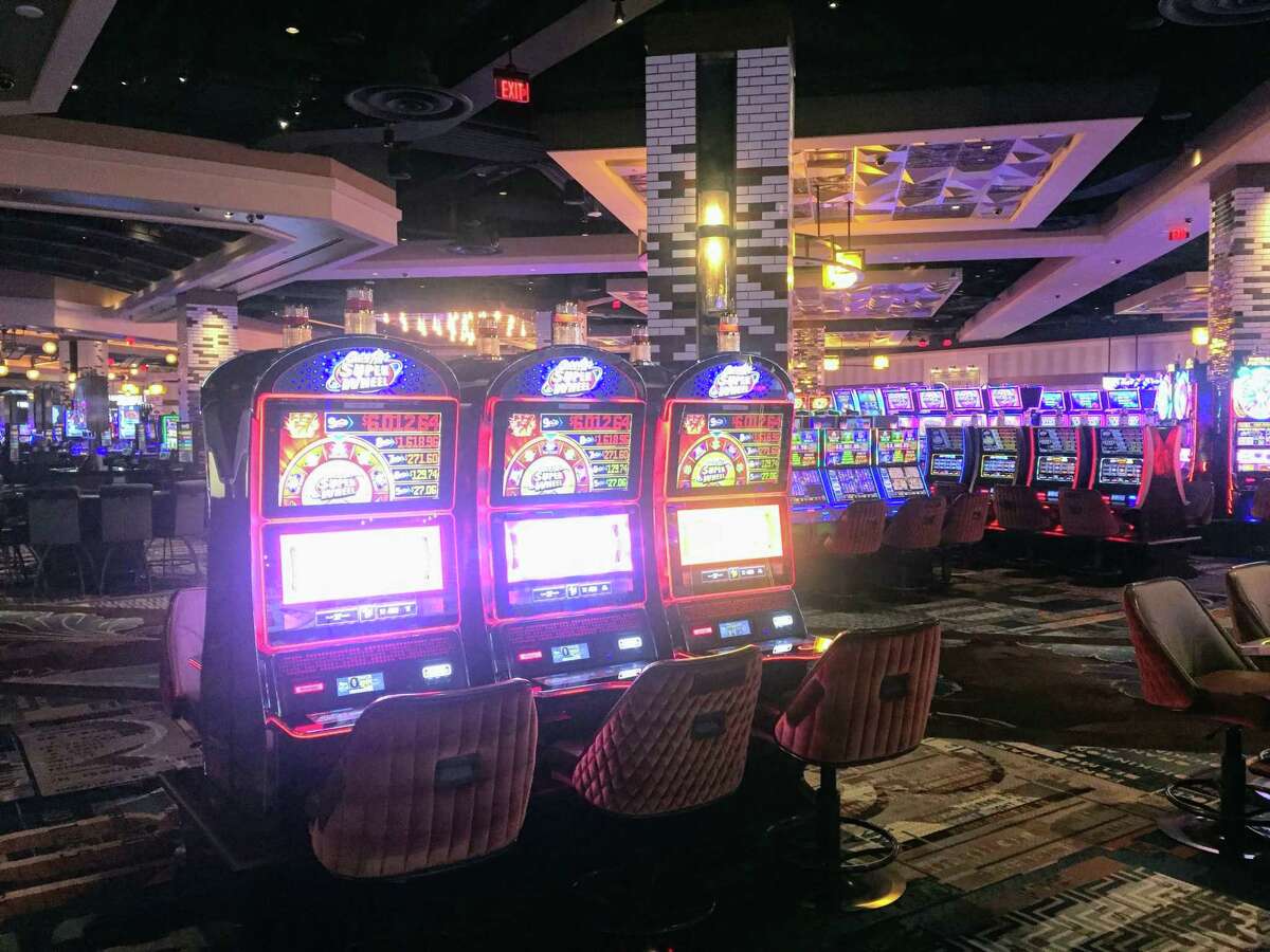 The casino floor at MGM Springfield, MGM’s resort casino in Springfield, Mass..