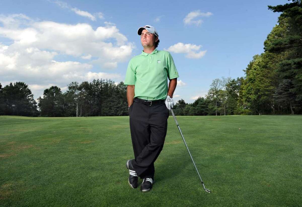 Golfer Patrick Massi posed at the Griffith E. Harris Golf Course, Greenwich, Tuesday, July 20, 2010.
