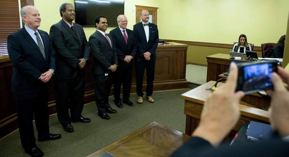 KP George oversees first Fort Bend commissioners meeting