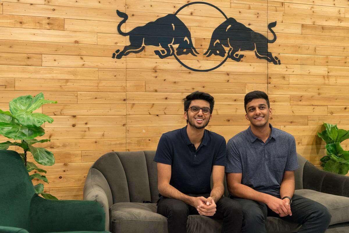 From left, Tanuj Girish, chief technology officer for Hitch, and Kush Singh, CEO of Hitch.