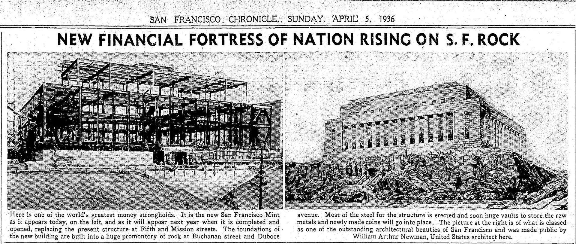 How San Francisco's 'modern' mint rose from bedrock
