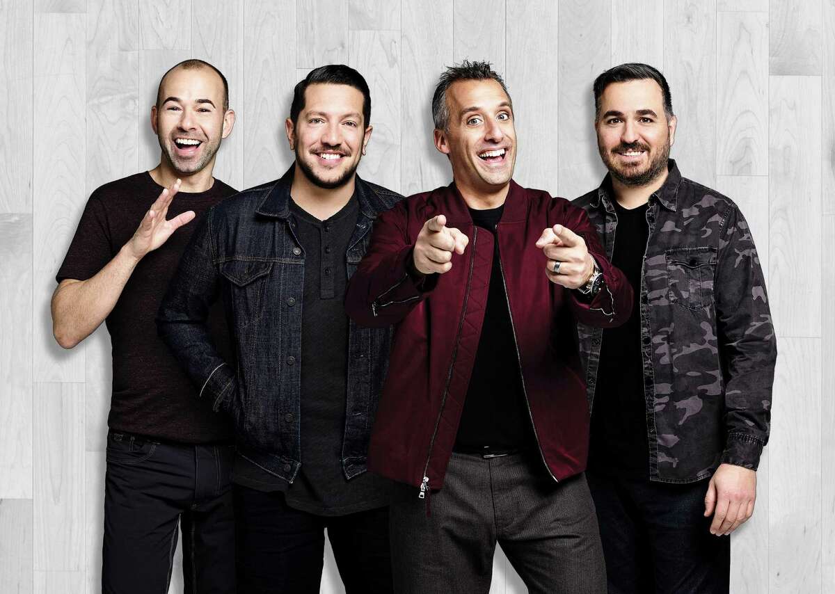 James Murray, left, Sal Vulcano, Joe Gatto and Brian Quinn, of truTV’s hit series, “Impractical Jokers,” bring their show to Webster Bank Arena in Bridgeport on Jan. 18.