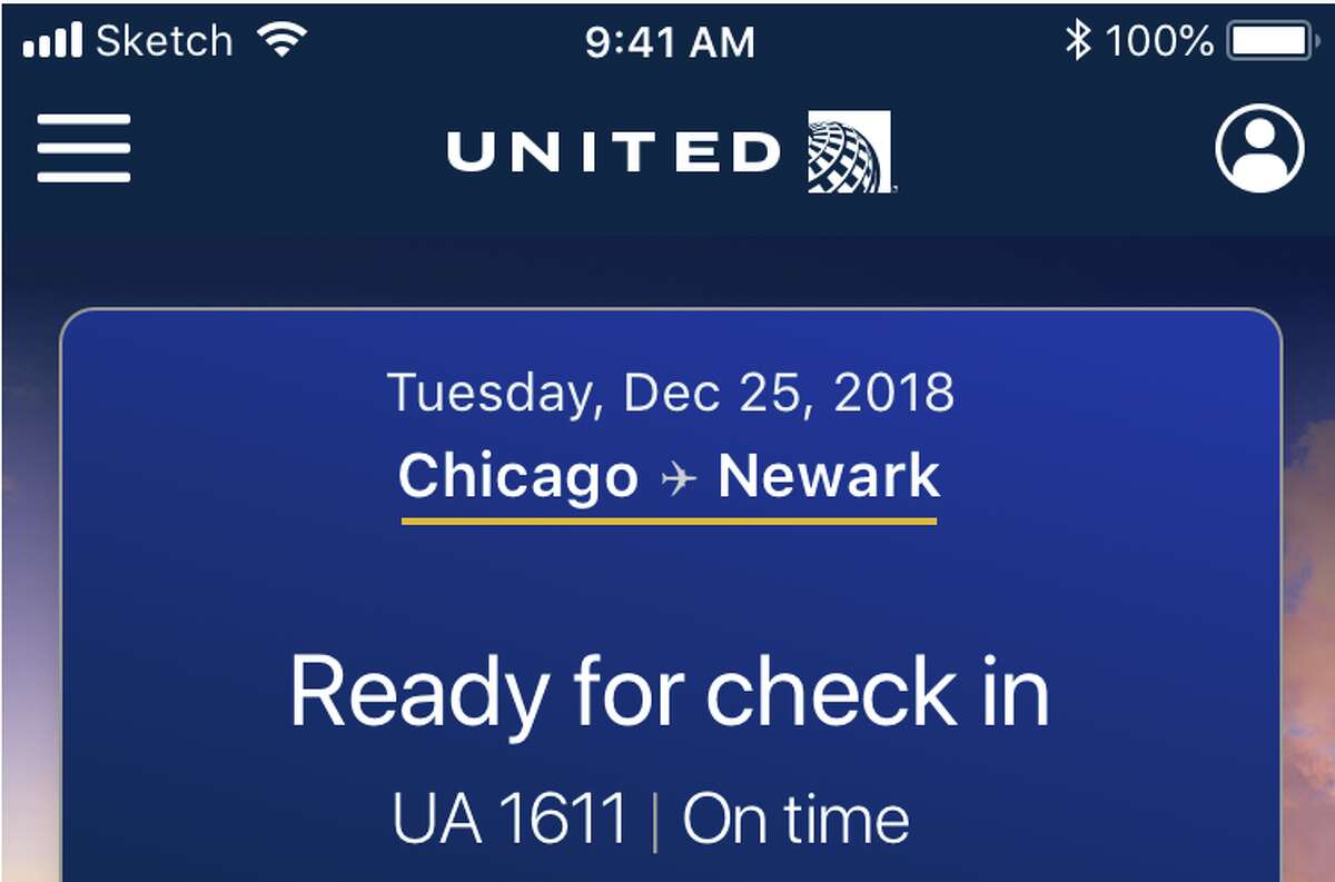 A newish look for the United app...but not any major changes