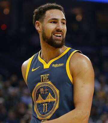 klay thompson the bay jersey