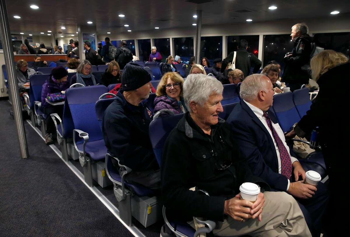 Richmond ferry completes maiden voyage to San Francisco, commuters aboard