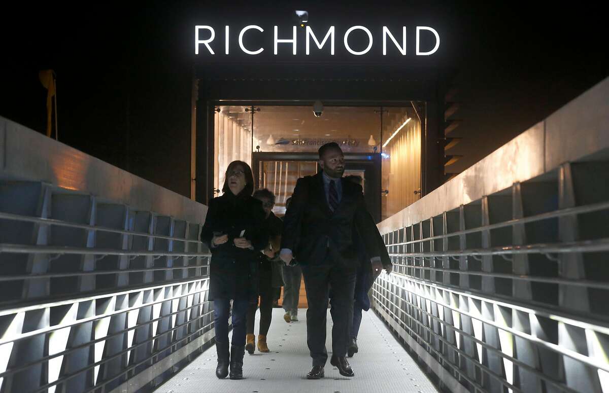 Richmond ferry completes maiden voyage to San Francisco, commuters aboard