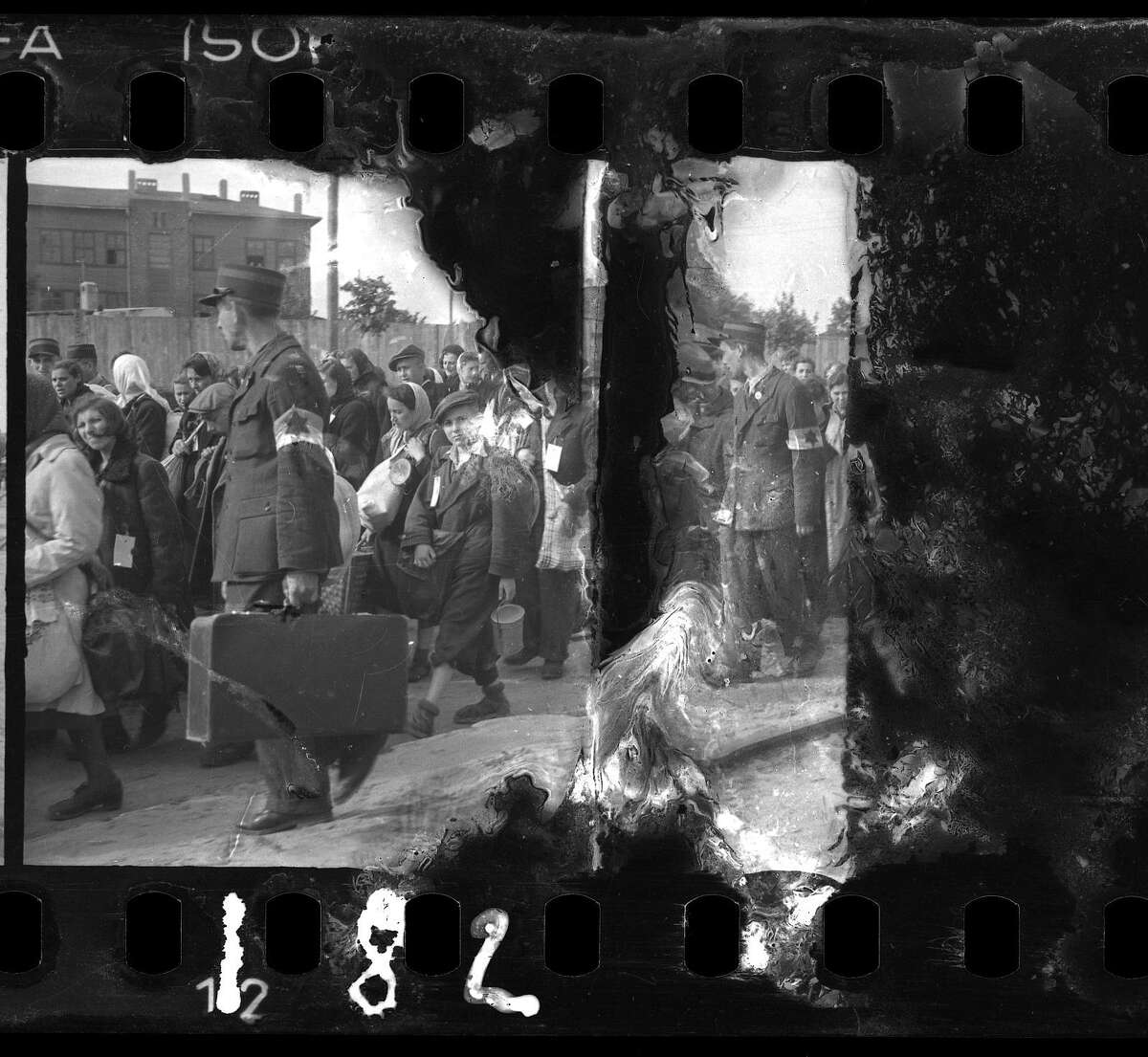 Some of Holocaust survivor and photographer Henryk Ross film negatives were destroyed by the elements. He's part of an exhibit during this year's “Holocaust: Learn and Remember” series.