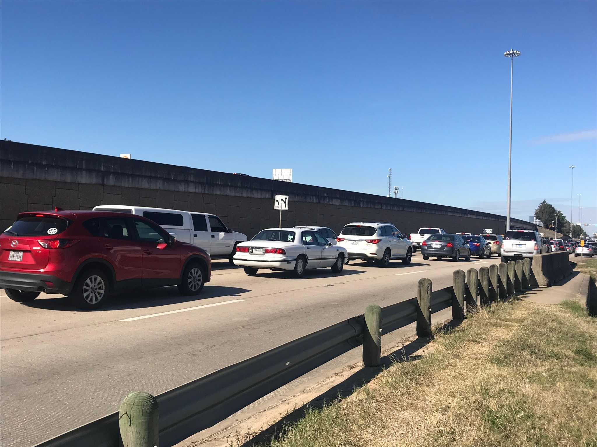 I45 closure at Rayford, Sawdust roads overpass continues through