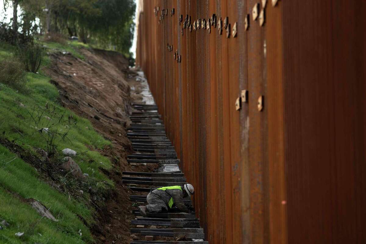 There is already some 350 miles of barrier at the U.S.-Mexico border, much like this one separating the San Diego area from Tijuana. Trump wants $5.7 billion to add 150 miles more along the 2,000-mile border. If this is “immoral,” what of the existing barriers?