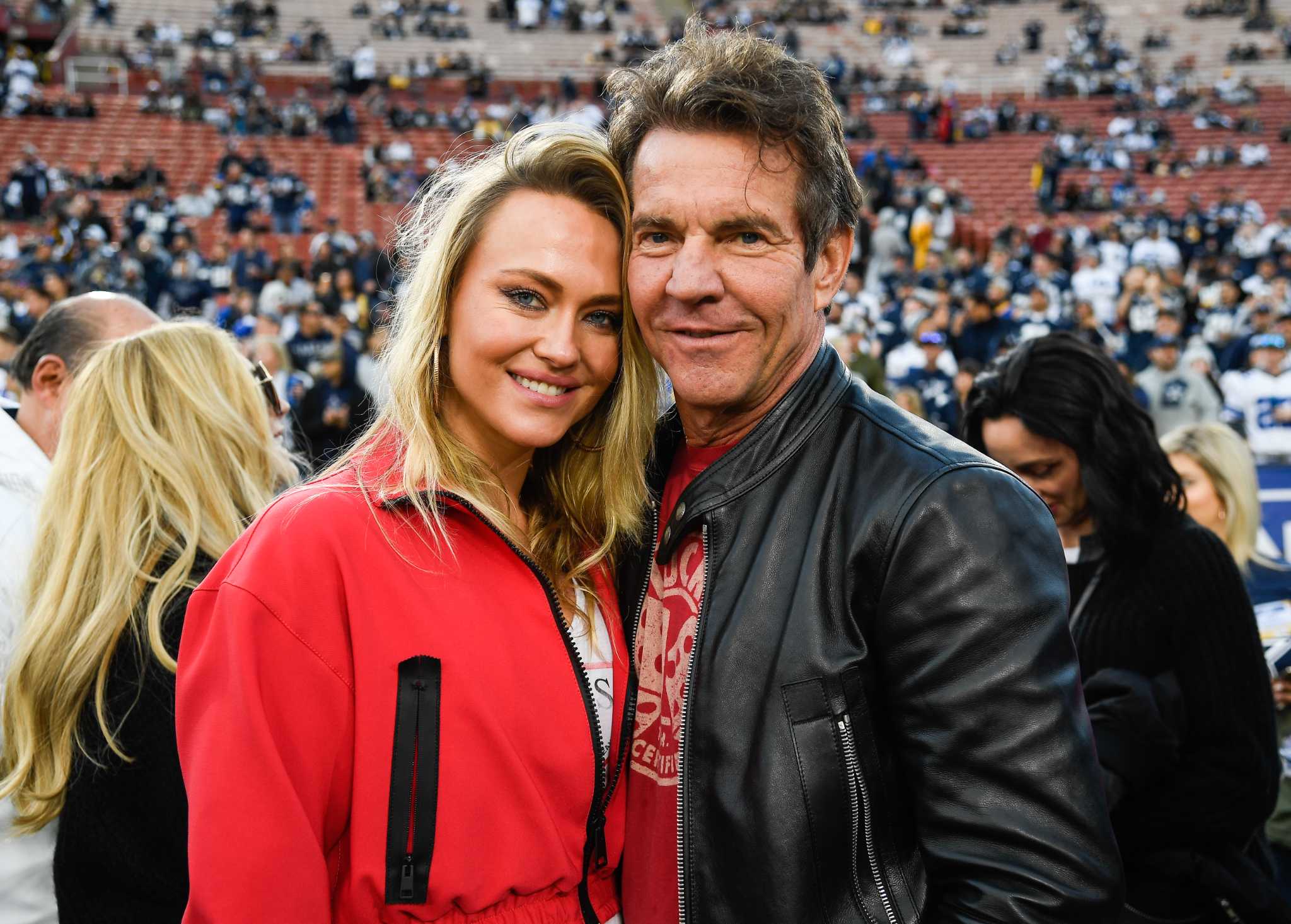 Celebrities at the Rams-Cowboys playoff game
