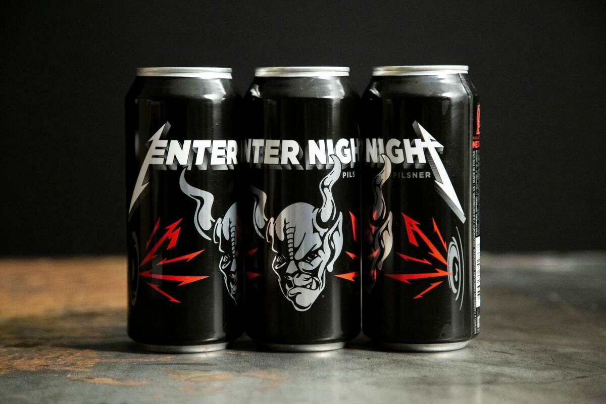 Metallica and Stone Brewing teamed up to brew a collaboration pilsner, Enter Night.