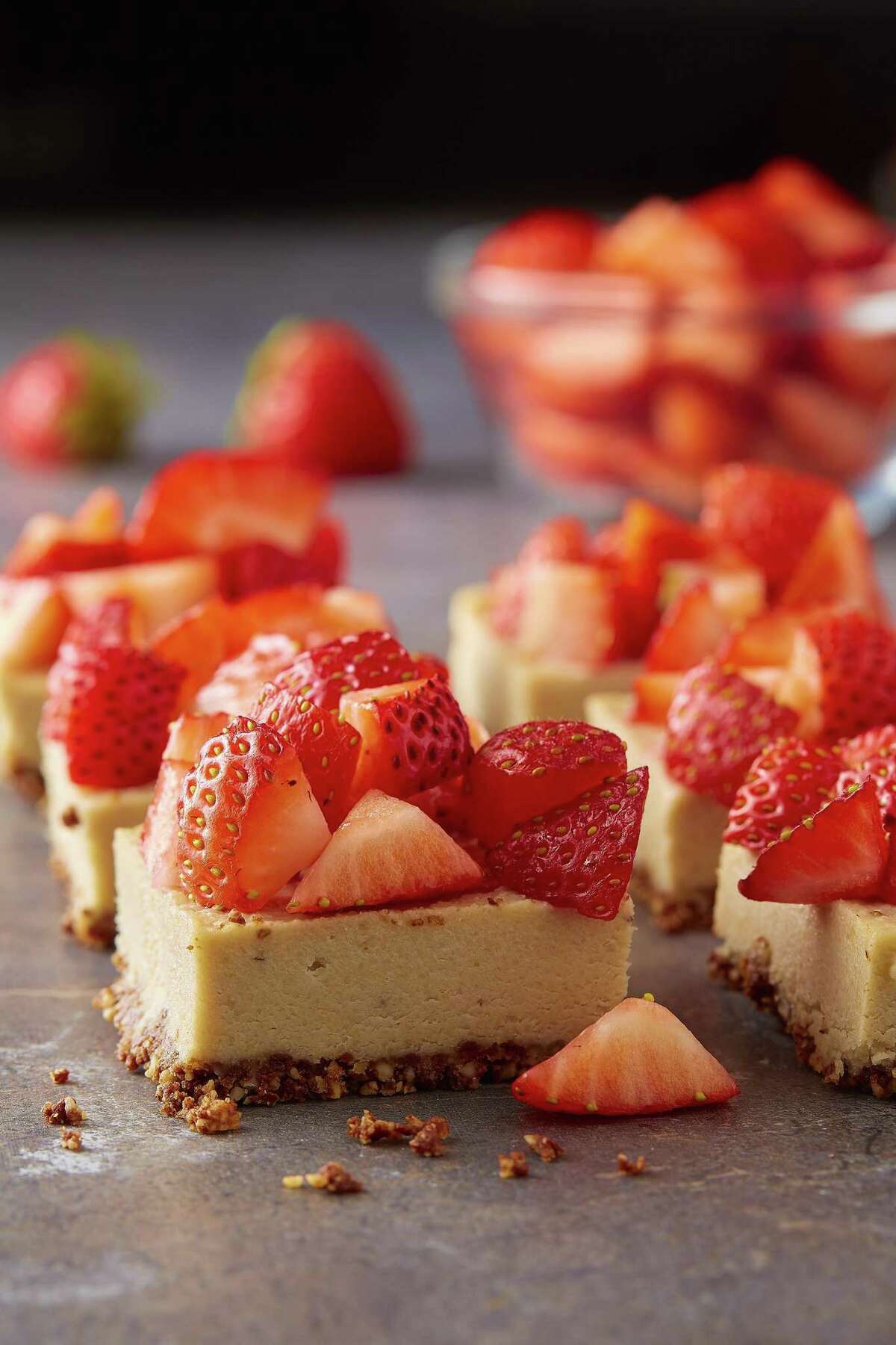Chocolate Crusted Strawberry Cheesecake from “Fit Men Cook” by Kevin Curry