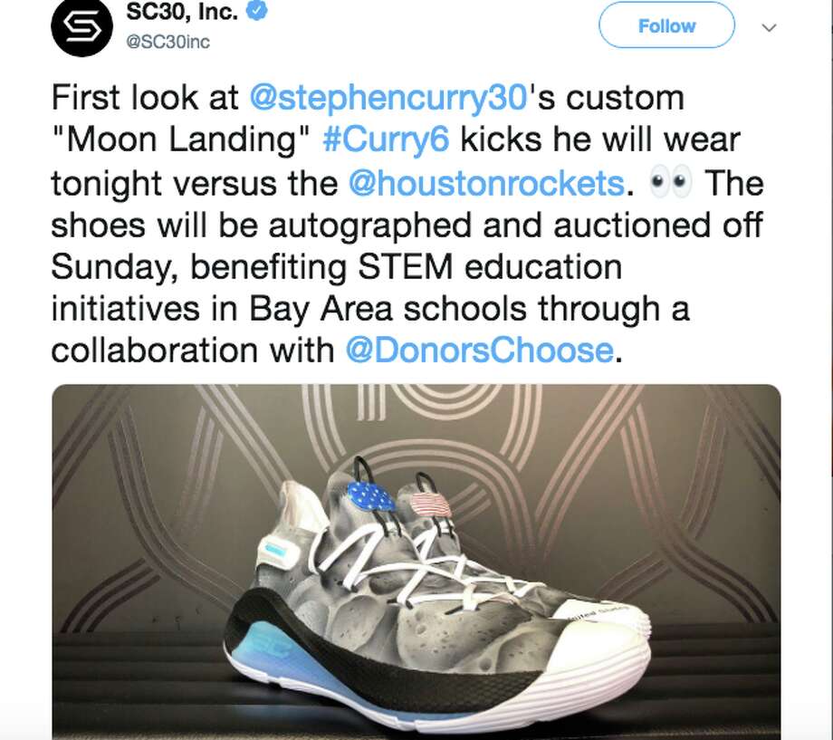 moon landing curry shoes