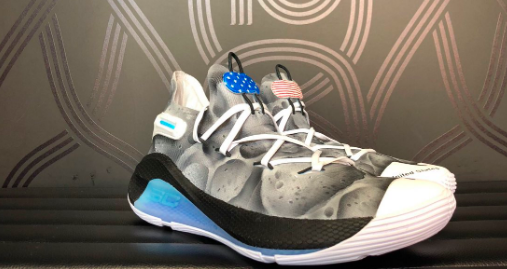 Stephen Curry's 'Moon Landing' shoes 