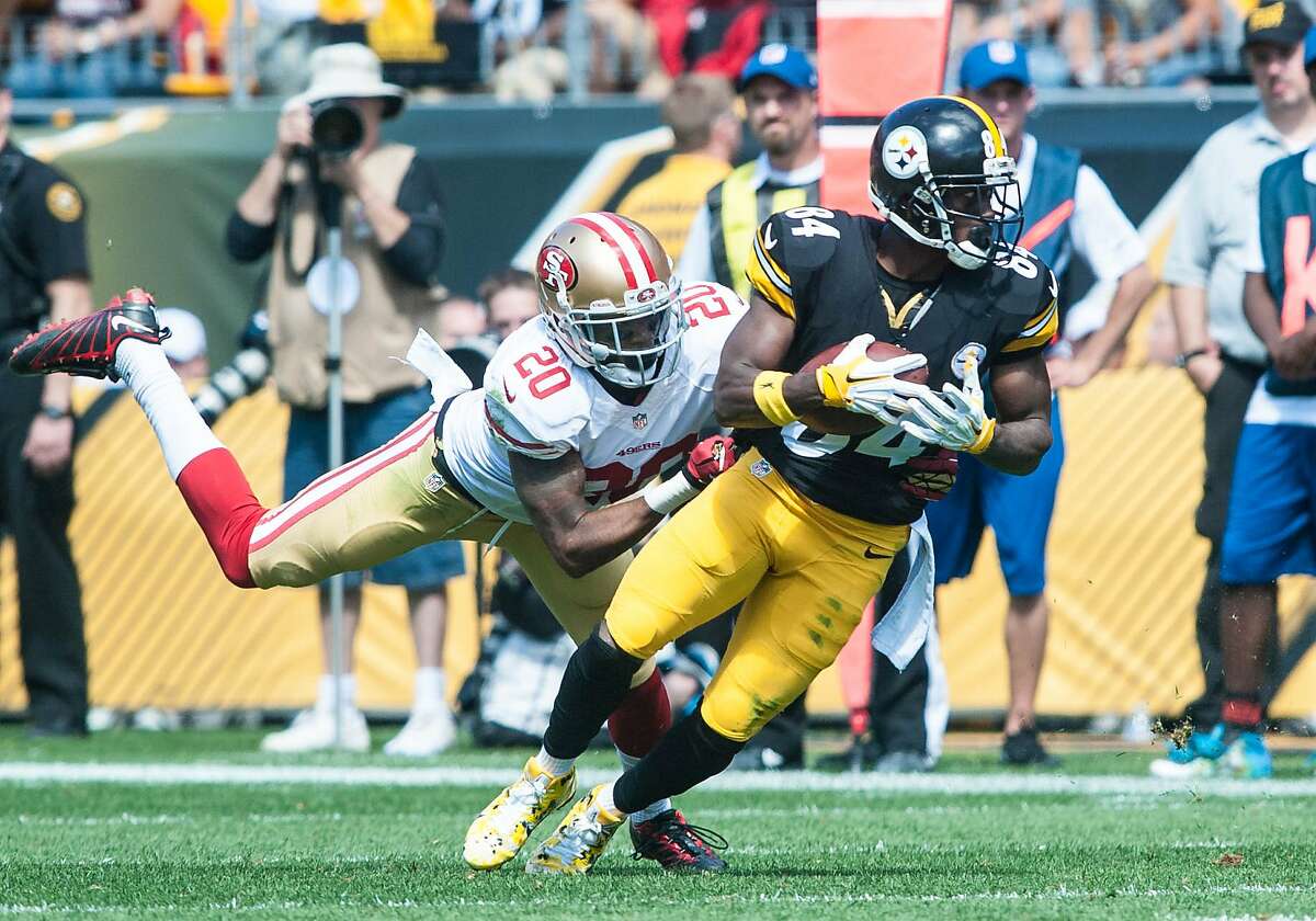 Antonio Brown posts photo of No. 84 49ers jersey with Jerry Rice 