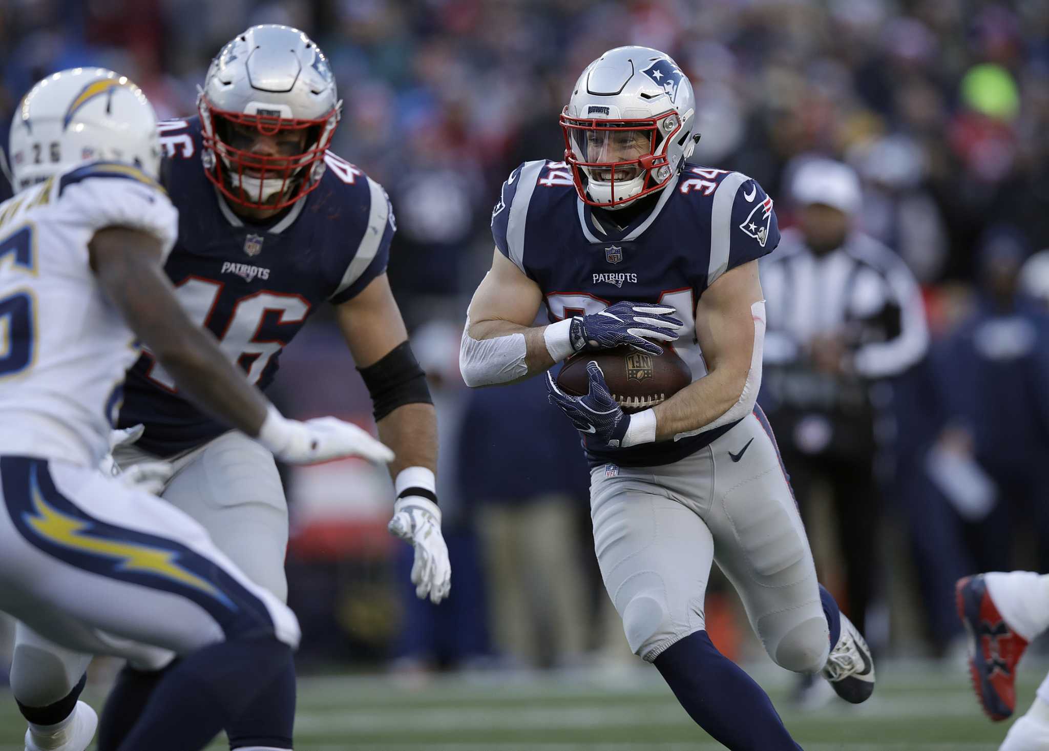 NEW ENGLAND PATRIOTS REX BURKHEAD - Faith on the Field