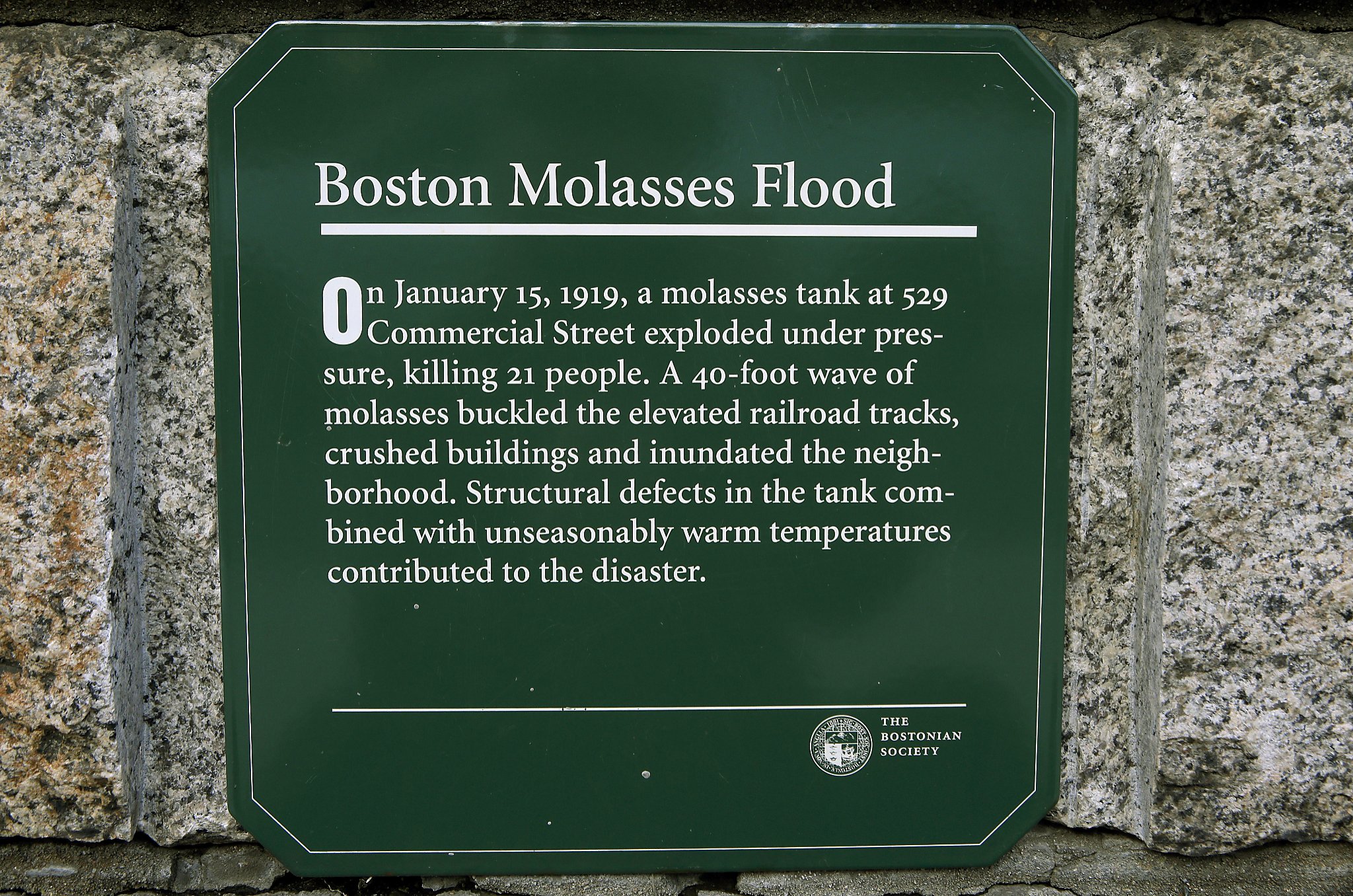 100 years ago in Boston The day molasses was deadly