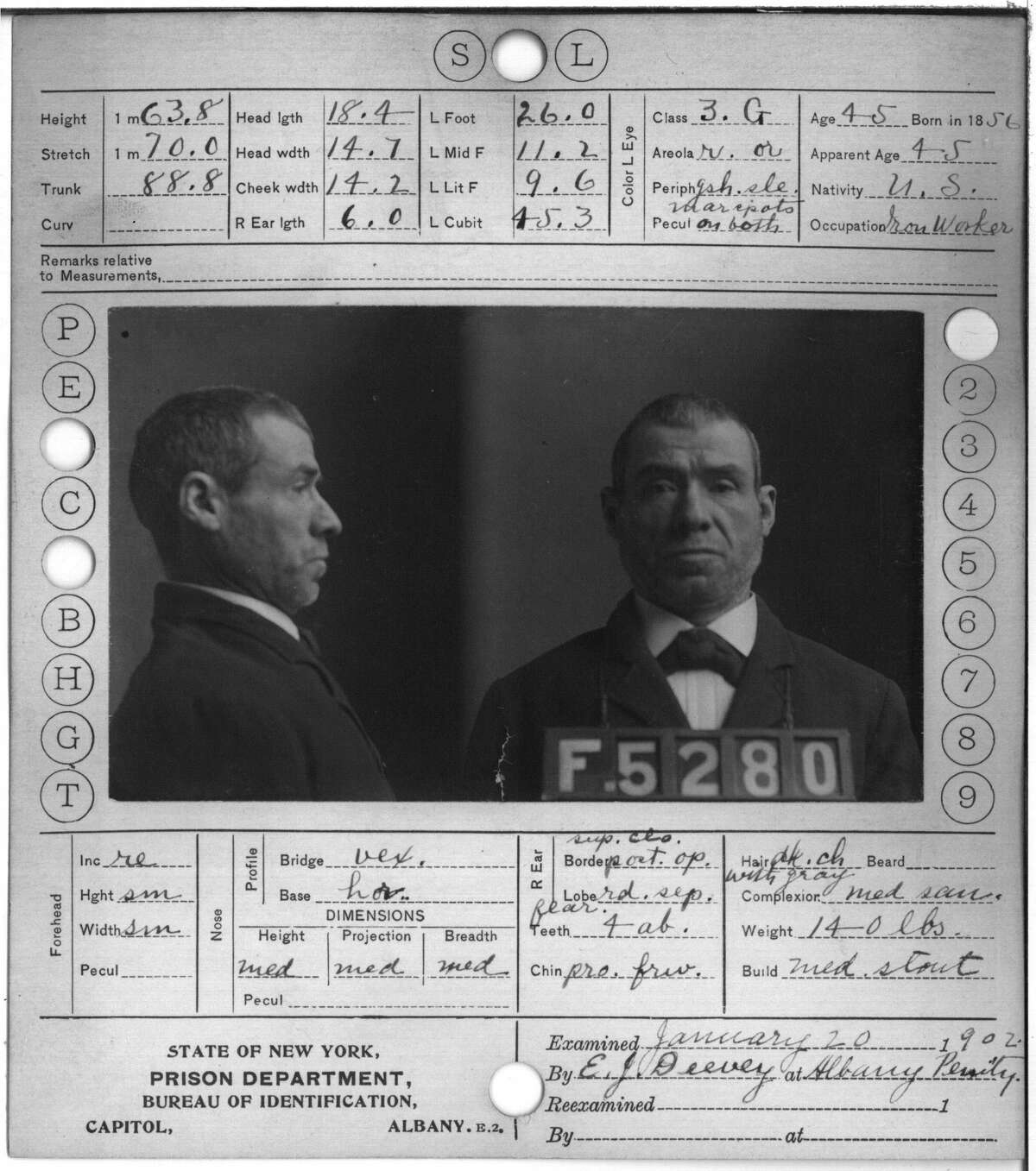 Haunting mugshots capture Albany prison's history