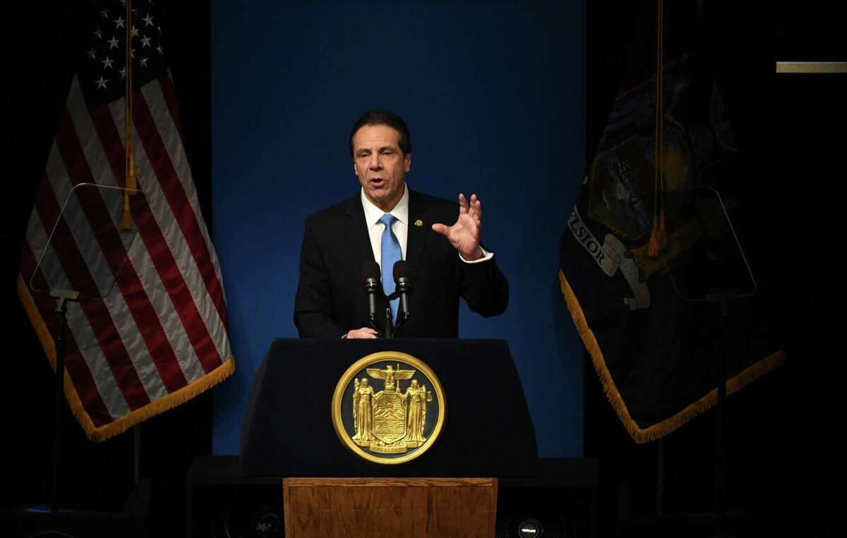 Gov. Andrew M. Cuomo has yet to put the state's money where his mouth is when it comes to counting every New Yorker in next year's census. Activists and state legislators want at least $40 million in this year's state budget. (Will Waldron/Times Union)