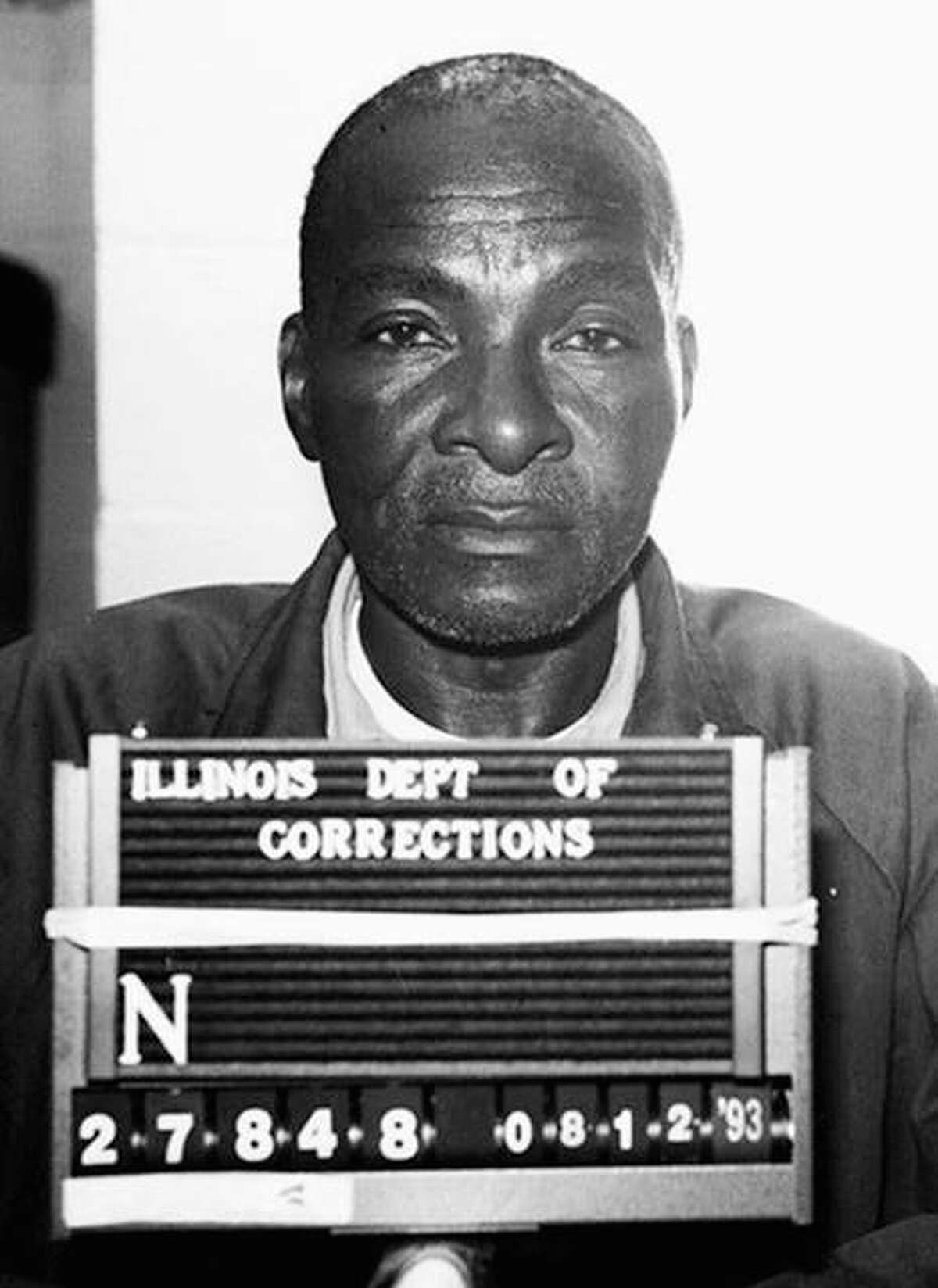 This August 1993 file photo from the Illinois Department of Corrections via The Southern Illinoisan shows Grover Thompson in the Menard Correctional Center in Dwight, Ill.